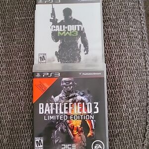 PS 3 GAMES COD MW3 BATTLEFIELD 3 LIMITED EDITION Video Games
